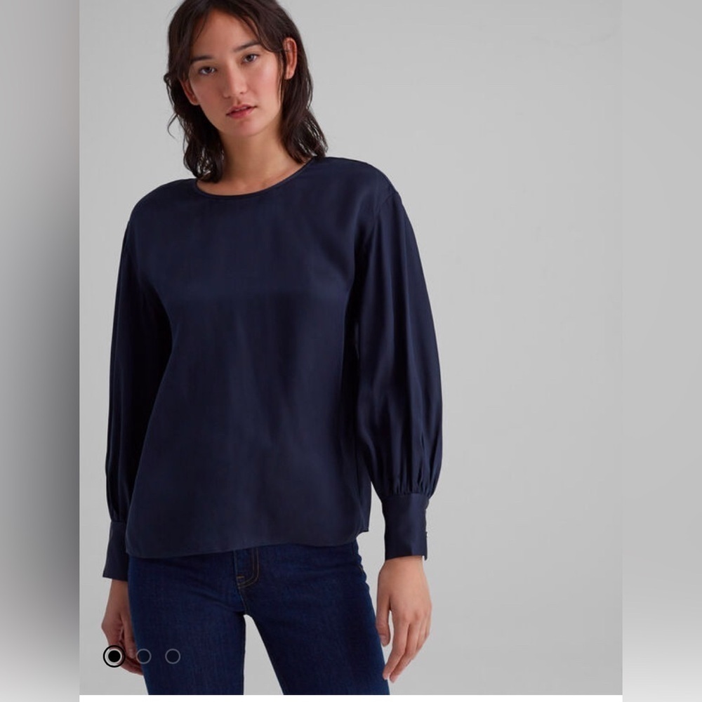 Club Monaco Balloon Sleeve Blouse